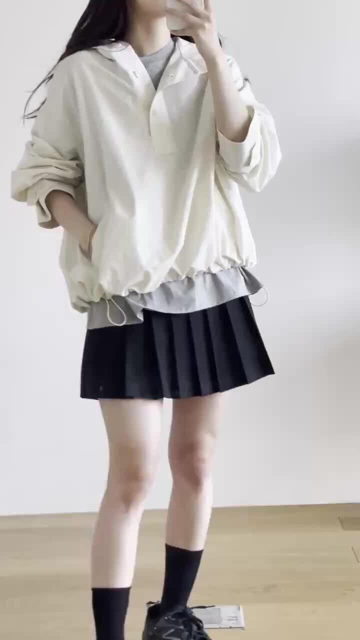 Amygrace - Korean Women Fashion - #womensfashion - Base Anorak Jumper - 2