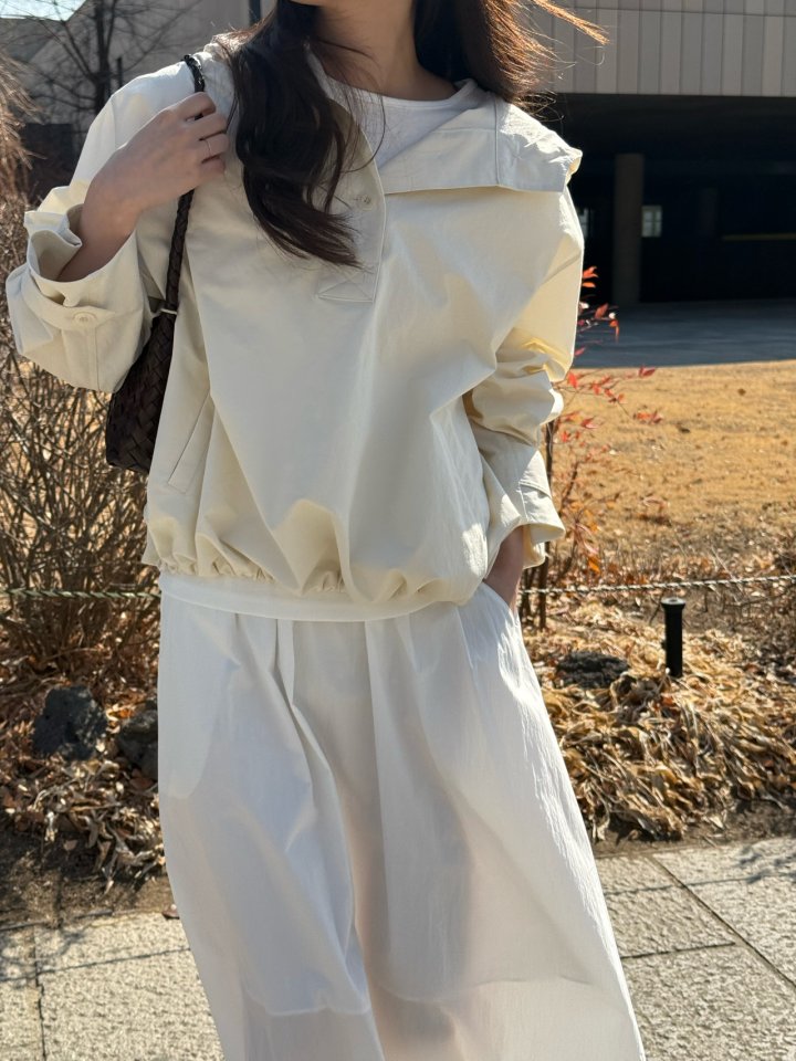 Amygrace - Korean Women Fashion - #momslook - Base Anorak Jumper - 4