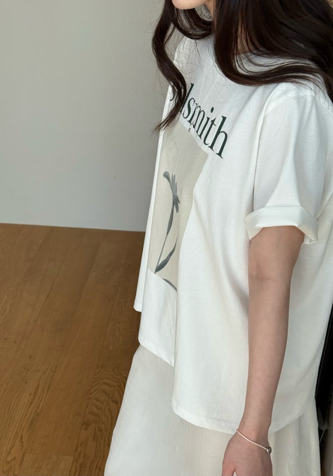 Amygrace - Korean Women Fashion - #womensfashion - Smith Print Tee - 6