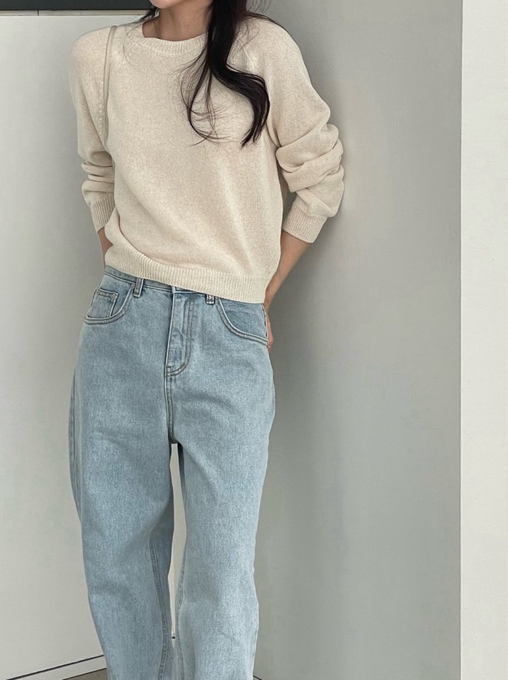 Amygrace - Korean Women Fashion - #womensfashion - Monne Raglan Knit Pullover - 3