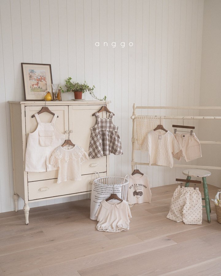 Anggo - Korean Baby Fashion - #babyclothing - Bebe Wafer Collar Romper - 5