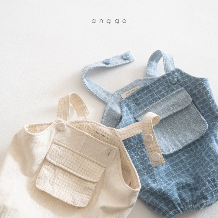 Anggo - Korean Baby Fashion - #babyfever - Bebe Sand Overall Romper - 9