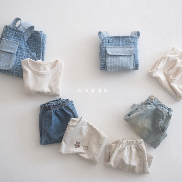 Anggo - Korean Baby Fashion - #babylifestyle - Bebe Sand Overall Romper - 11
