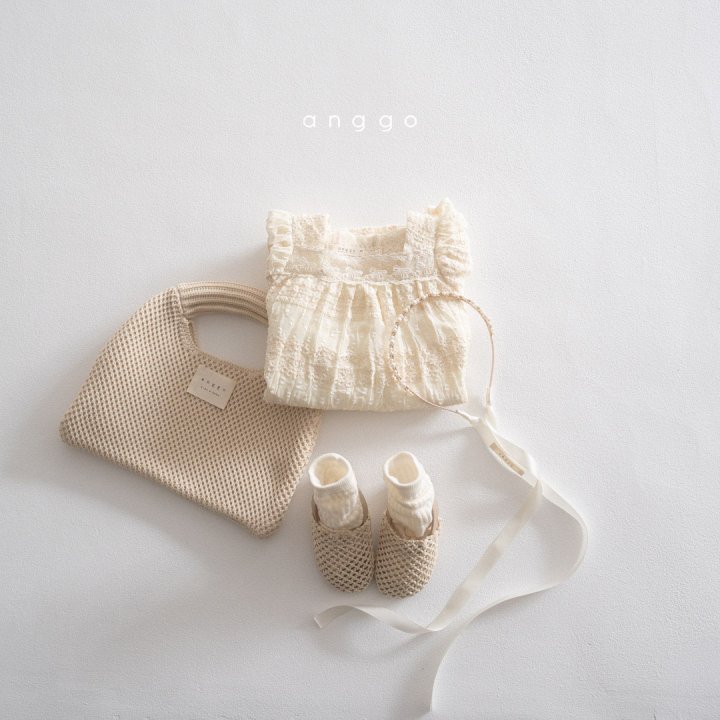 Anggo - Korean Baby Fashion - #babylifestyle - Bebe Strawberry Cream Romper - 4