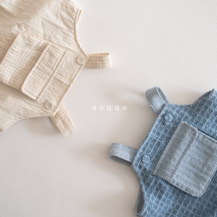 Anggo - Korean Baby Fashion - #onlinebabyboutique - Bebe Sand Overall Romper - 2
