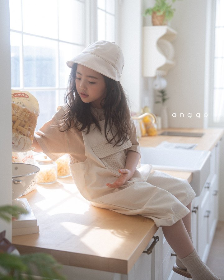 Anggo - Korean Children Fashion - #Kfashion4kids - Sand Overall - 8