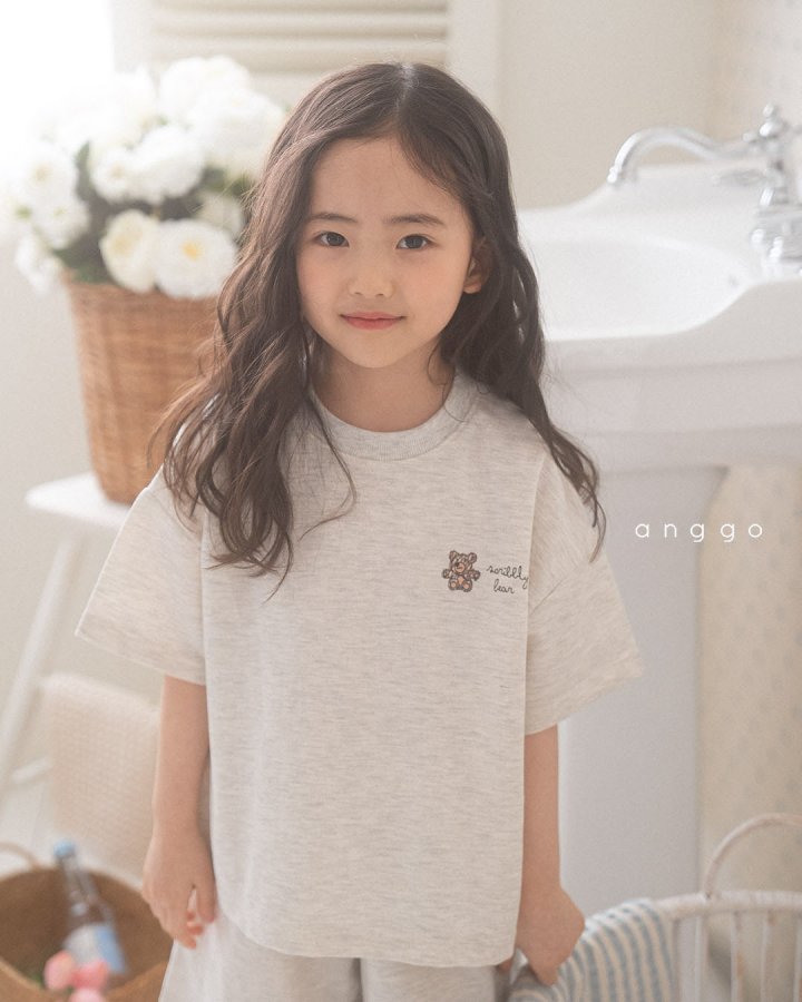 Anggo - Korean Children Fashion - #childofig - Bear Tee - 5