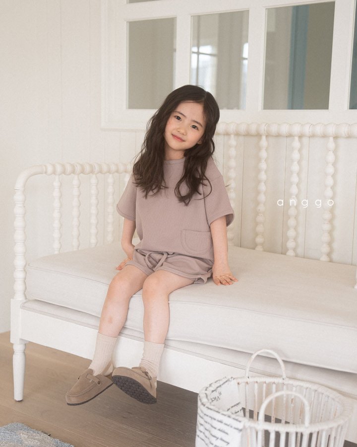 Anggo - Korean Children Fashion - #childofig - Waffle Tee - 2