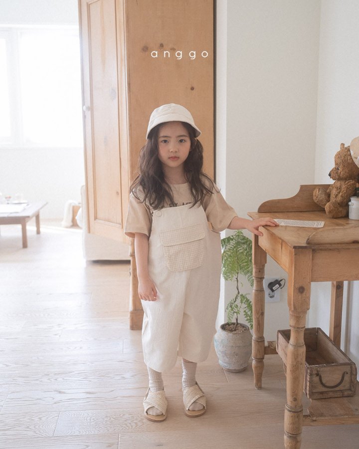 Anggo - Korean Children Fashion - #childrensboutique - Sand Overall