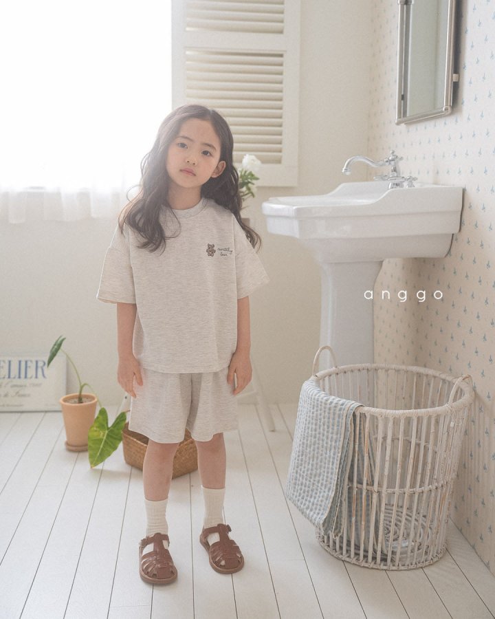Anggo - Korean Children Fashion - #fashionkids - Bear Tee - 9