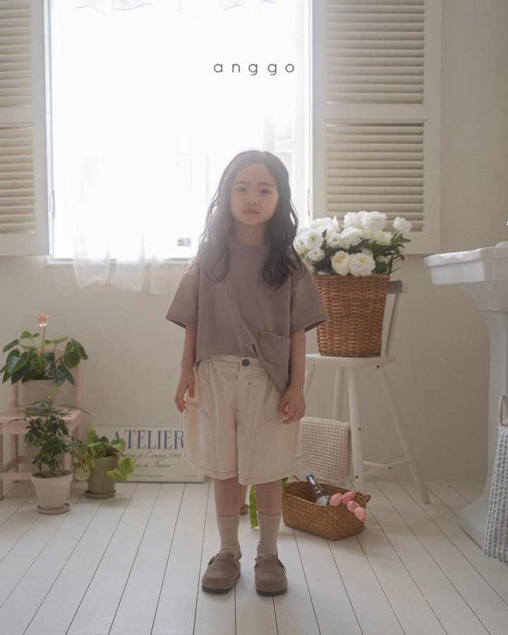 Anggo - Korean Children Fashion - #fashionkids - Waffle Tee - 7