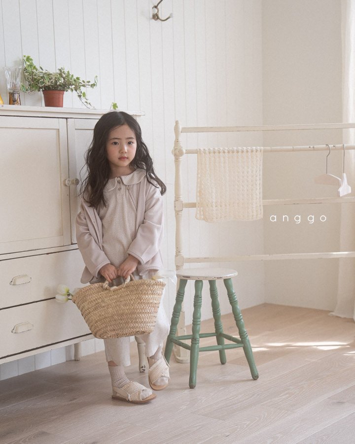 Anggo - Korean Children Fashion - #kidzfashiontrend - Waffle Cardigan - 9