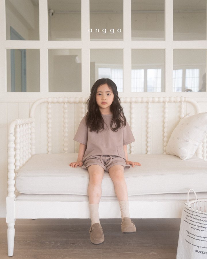 Anggo - Korean Children Fashion - #kidzfashiontrend - Waffle Tee - 10