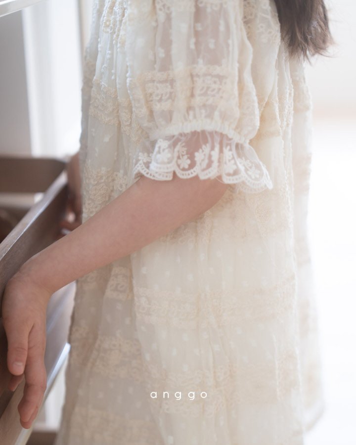 Anggo - Korean Children Fashion - #kidzfashiontrend - Strawberry Cream Dress - 6