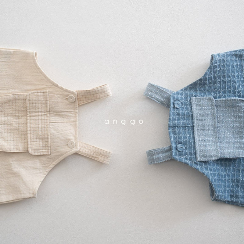 Anggo - Korean Children Fashion - #prettylittlegirls - Sand Overall - 12