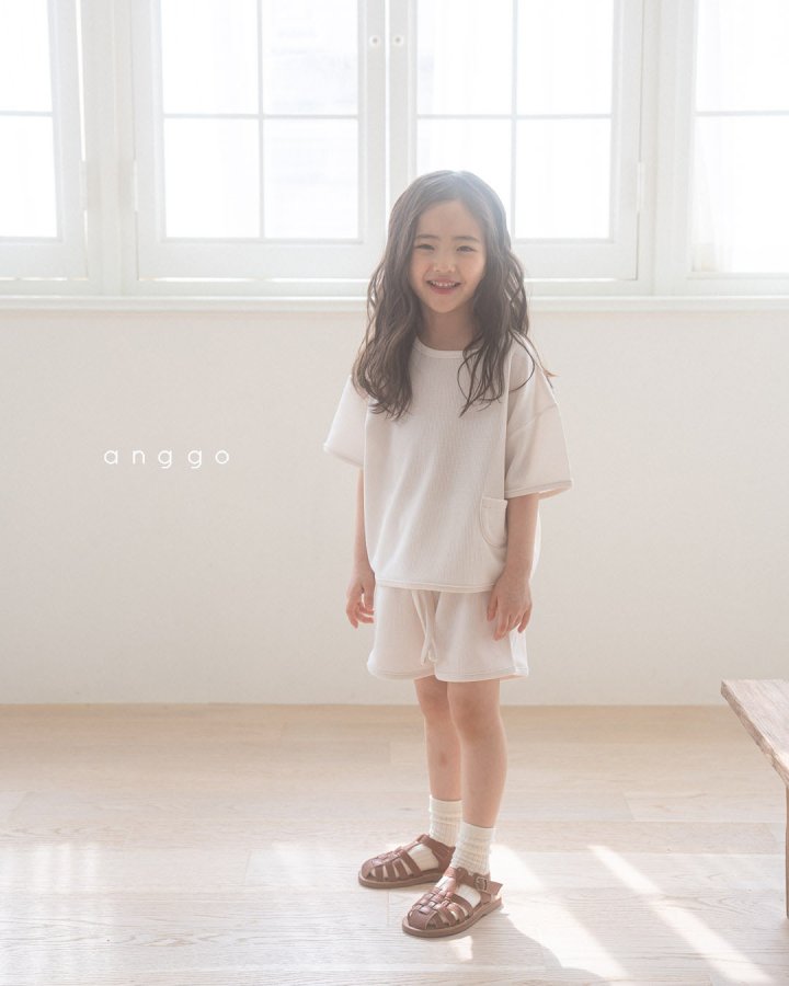 Anggo - Korean Children Fashion - #prettylittlegirls - Waffle Tee