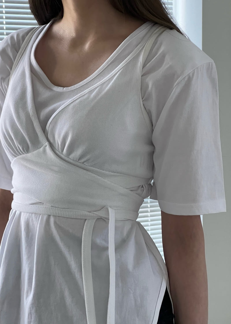 Another Avenue - Korean Women Fashion - #momslook - Cali Pad Tee - 3