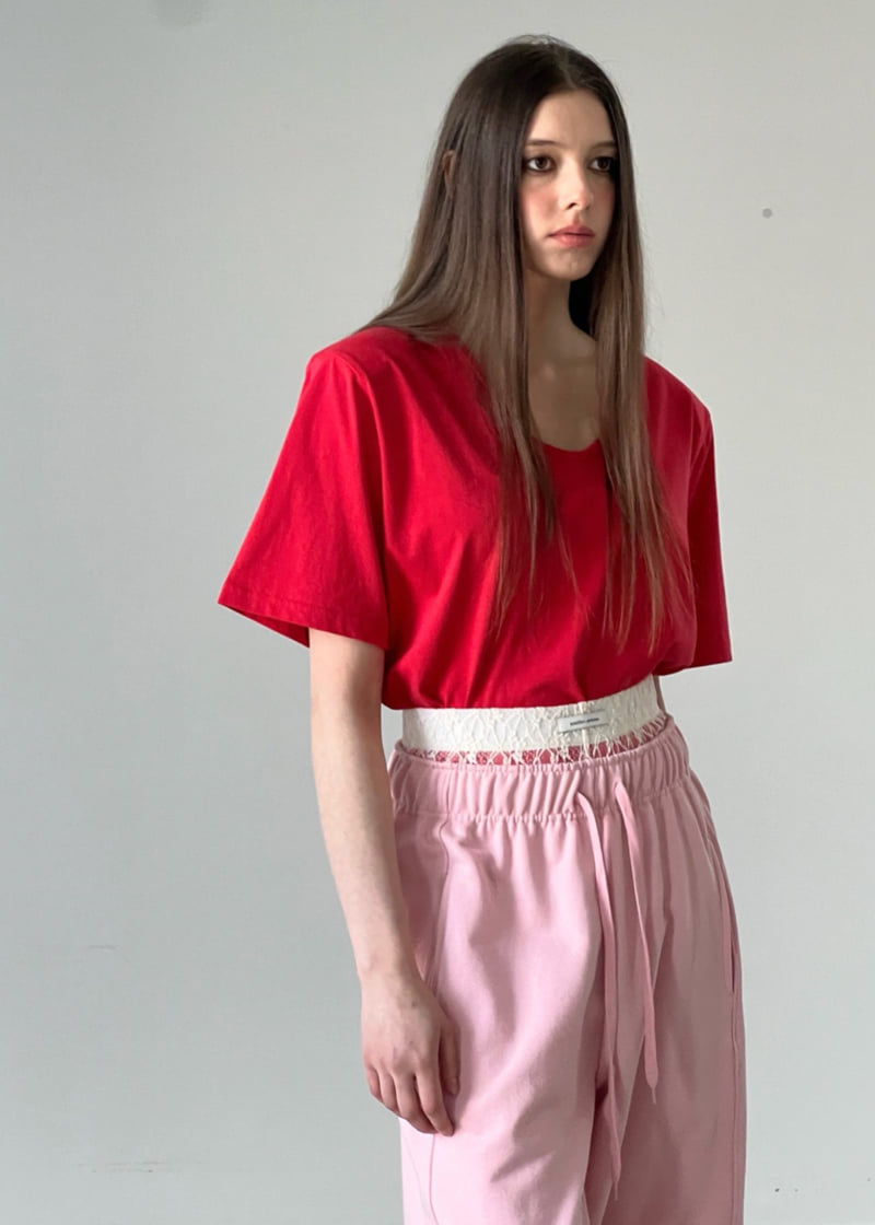 Another Avenue - Korean Women Fashion - #momslook - Cali Pad Tee - 7