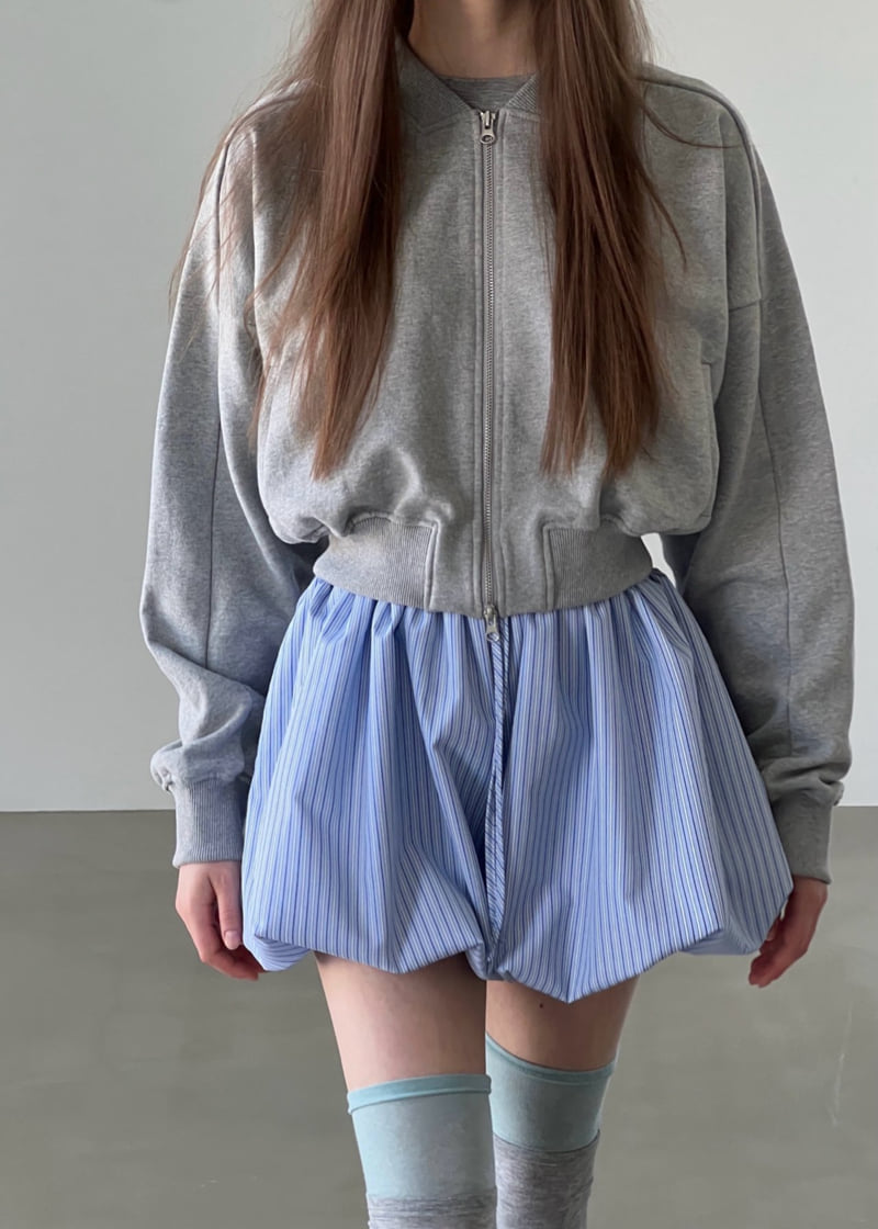 Another Avenue - Korean Women Fashion - #momslook - Pumpkin Stripe Shorts - 9
