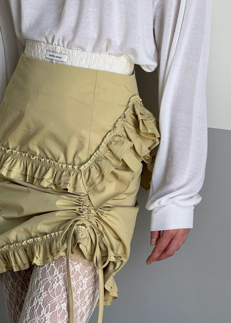 Another Avenue - Korean Women Fashion - #momslook - Jenny Frill Skirt - 7