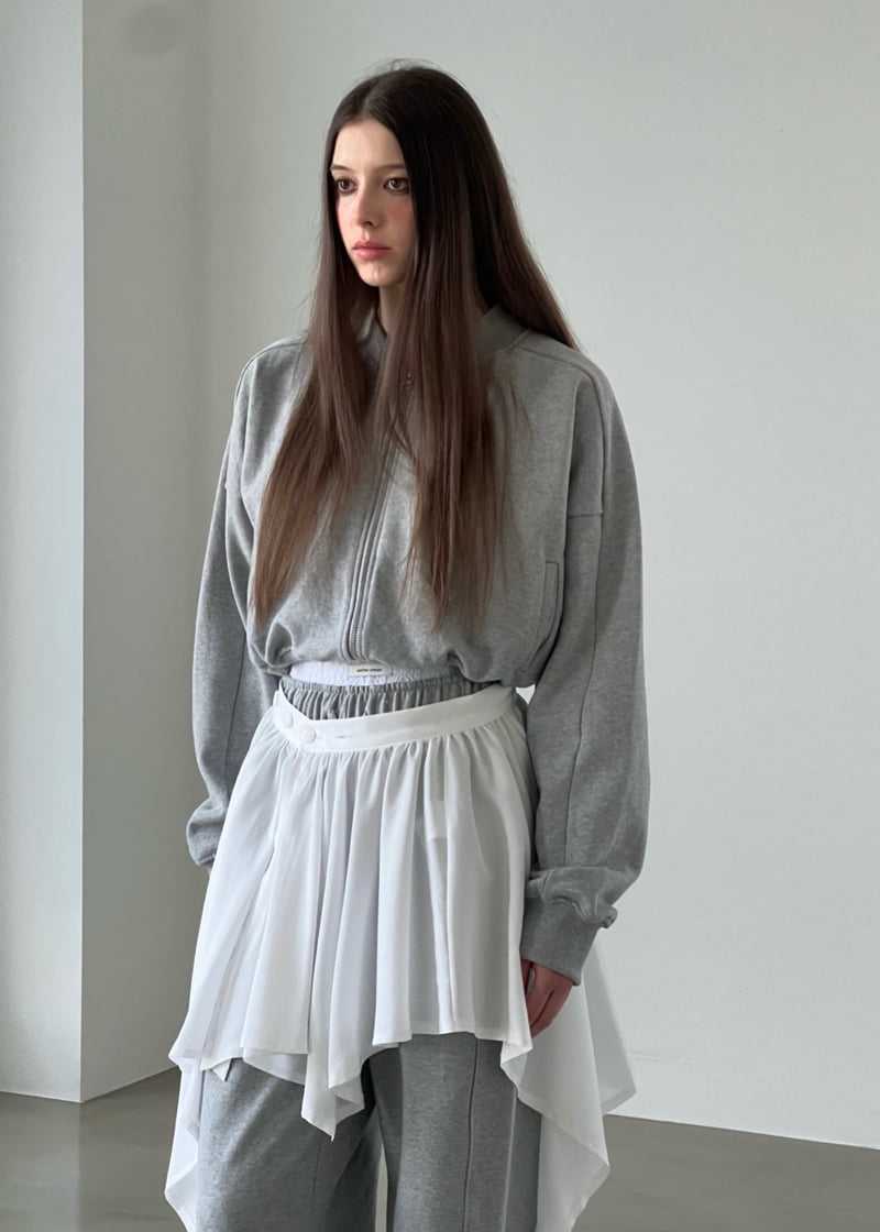 Another Avenue - Korean Women Fashion - #momslook - Unbalance Wrap Skirt - 5