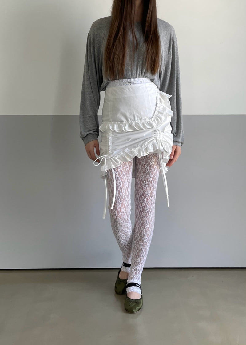 Another Avenue - Korean Women Fashion - #momslook - Lace Leggings - 3