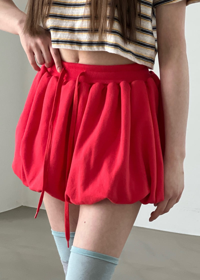 Another Avenue - Korean Women Fashion - #momslook - Pop Balloon Skirt - 9