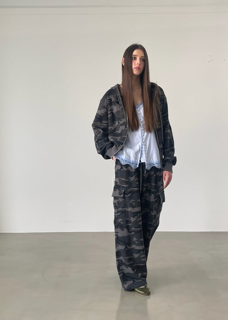 Another Avenue - Korean Women Fashion - #momslook - Heat Camo Pants - 10