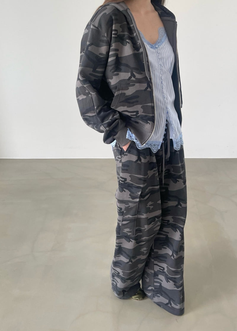 Another Avenue - Korean Women Fashion - #momslook - Heat Camo Pants - 8