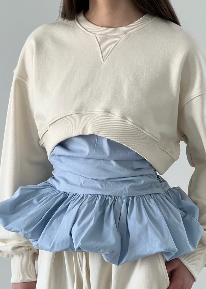 Another Avenue - Korean Women Fashion - #restrostyle - Pop Crop Sweatshirts - 3