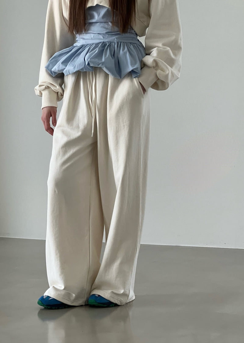 Another Avenue - Korean Women Fashion - #romanticstyle - Pop Wide Pants - 2
