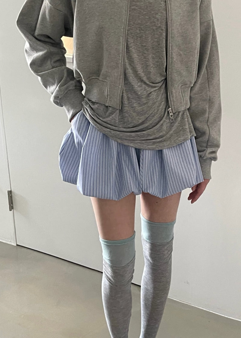 Another Avenue - Korean Women Fashion - #vintageinspired - Pumpkin Stripe Shorts - 11