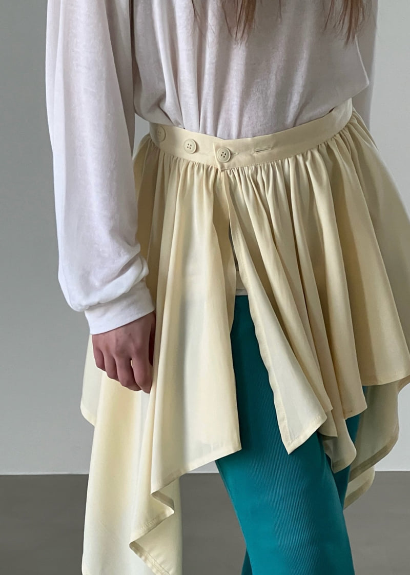 Another Avenue - Korean Women Fashion - #vintageinspired - Unbalance Wrap Skirt - 9