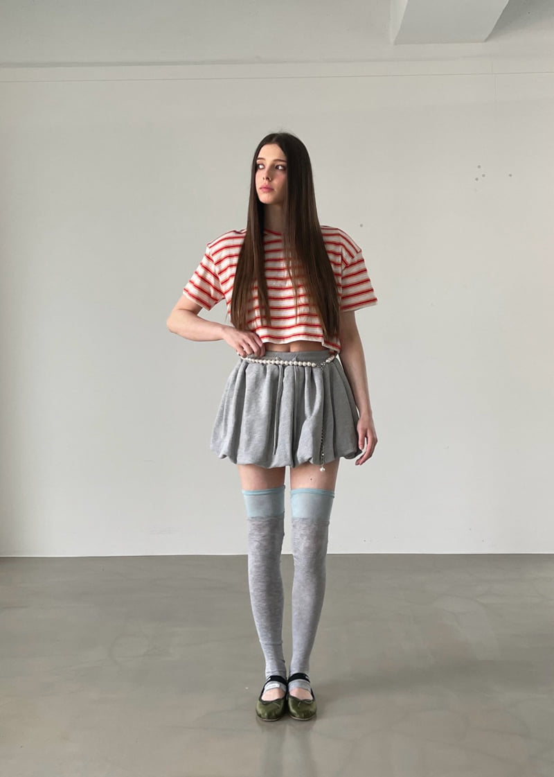 Another Avenue - Korean Women Fashion - #vintageinspired - Jay Pad Crop Tee