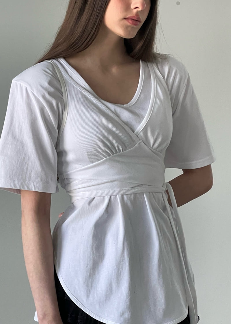 Another Avenue - Korean Women Fashion - #momslook - Cali Pad Tee - 4
