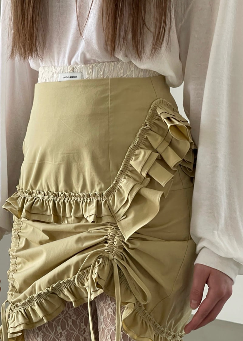 Another Avenue - Korean Women Fashion - #womensfashion - Jenny Frill Skirt - 5