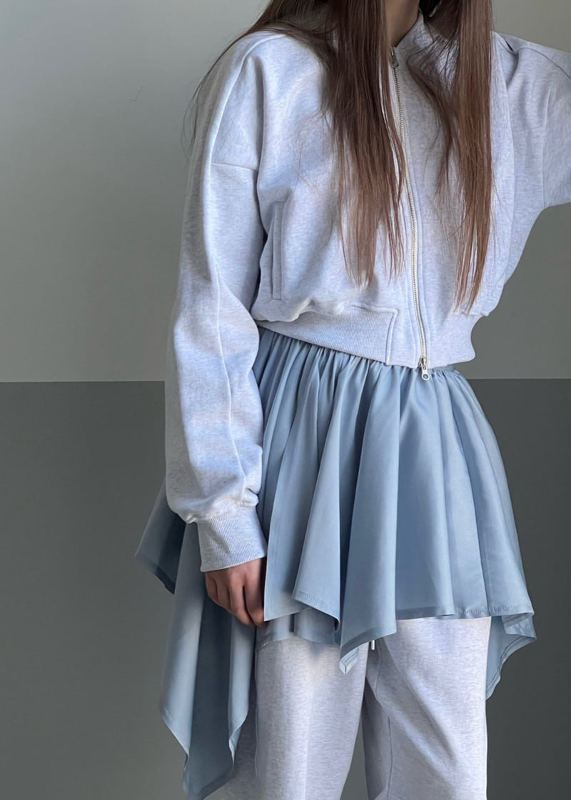 Another Avenue - Korean Women Fashion - #momslook - Unbalance Wrap Skirt - 4