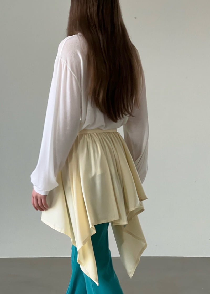 Another Avenue - Korean Women Fashion - #womensfashion - Unbalance Wrap Skirt - 8
