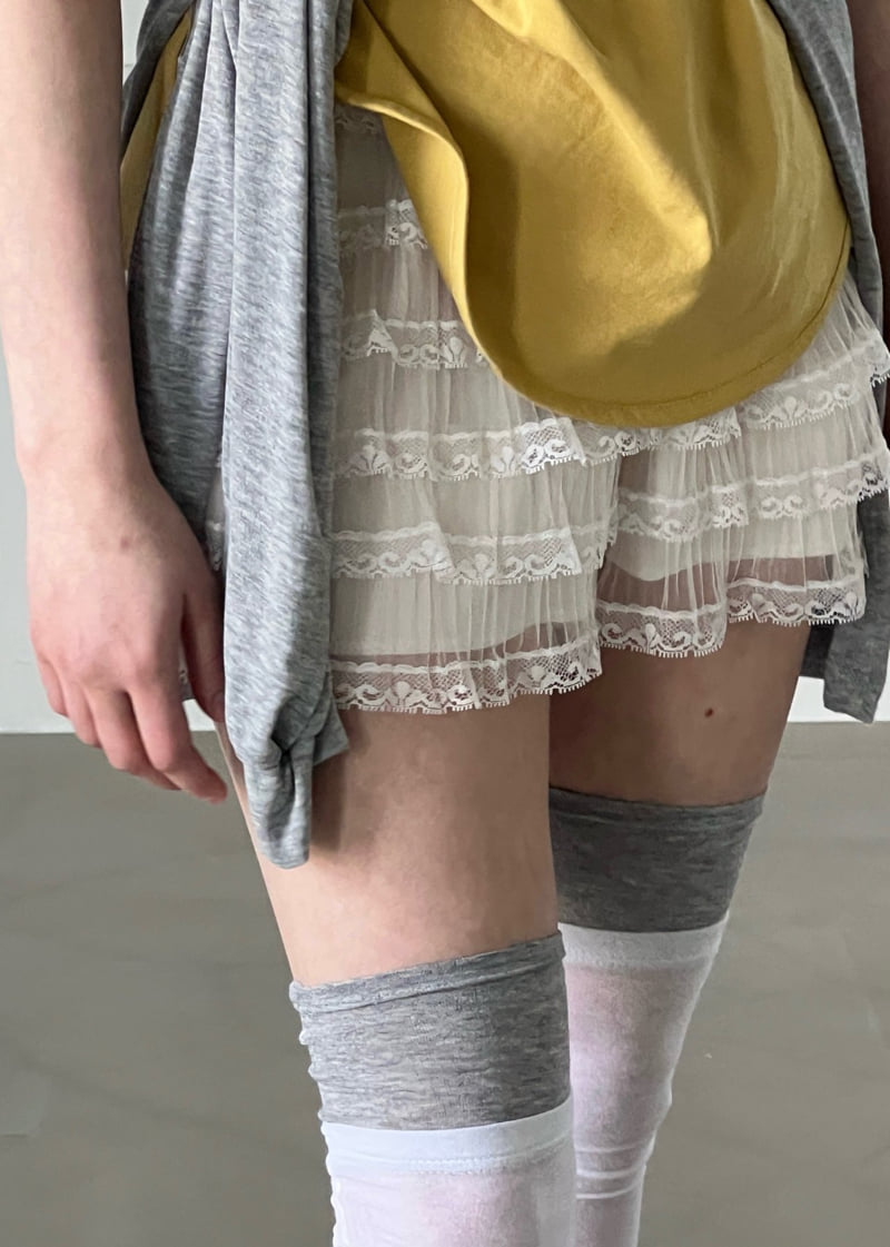 Another Avenue - Korean Women Fashion - #womensfashion - Lace Cancan Shorts - 7