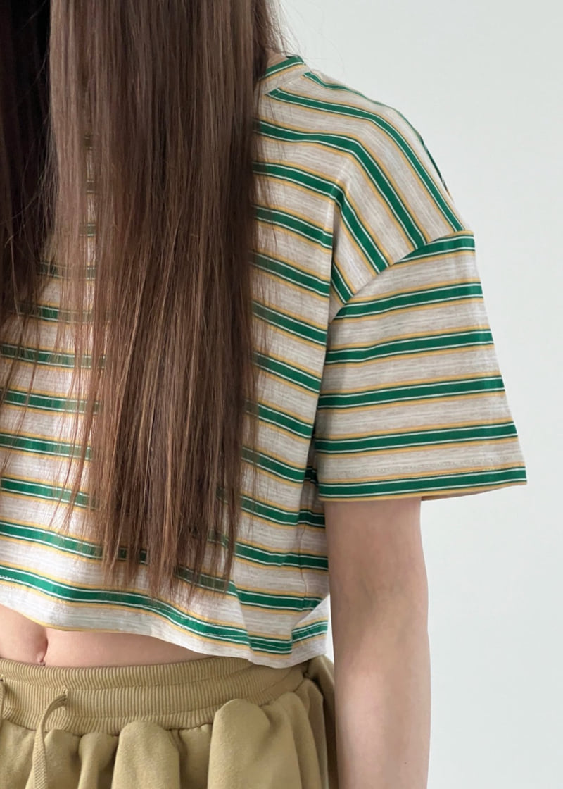 Another Avenue - Korean Women Fashion - #womensfashion - Jay Pad Crop Tee - 10