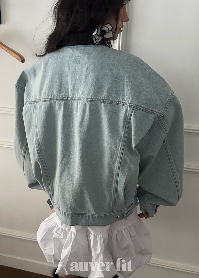 Auver_Fit - Korean Women Fashion - #momslook - Dumble Denim Jacket - 2