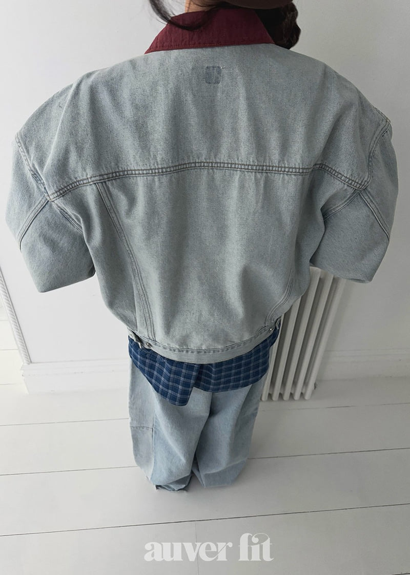 Auver_Fit - Korean Women Fashion - #momslook - Dumble Denim Jacket - 8