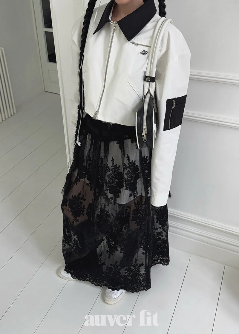 Auver_Fit - Korean Women Fashion - #momslook - Layered Lace Long Skirt - 2