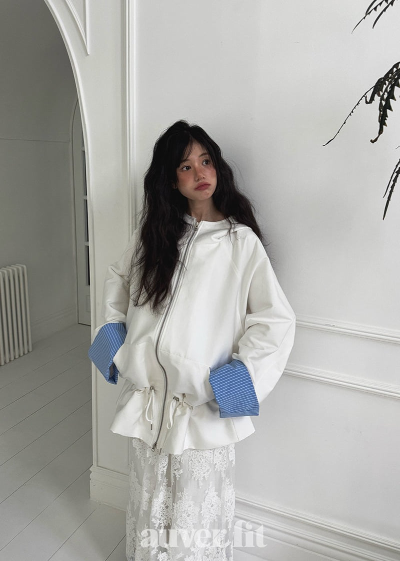 Auver_Fit - Korean Women Fashion - #momslook - Hood String Jacket - 2