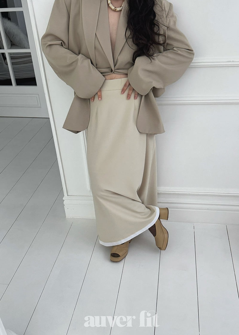 Auver_Fit - Korean Women Fashion - #momslook - Long Skirt - 11
