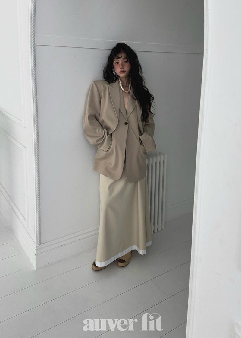 Auver_Fit - Korean Women Fashion - #momslook - Long Skirt - 7