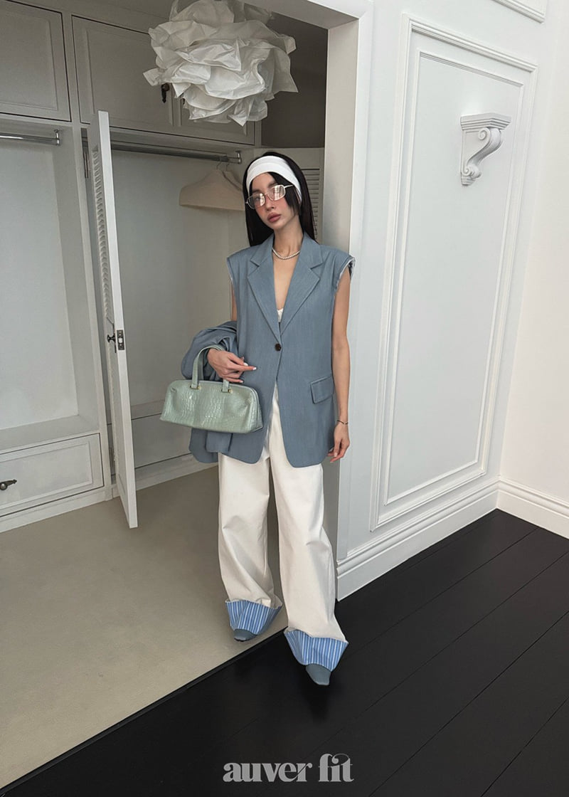 Auver_Fit - Korean Women Fashion - #momslook - Single Vest - 12