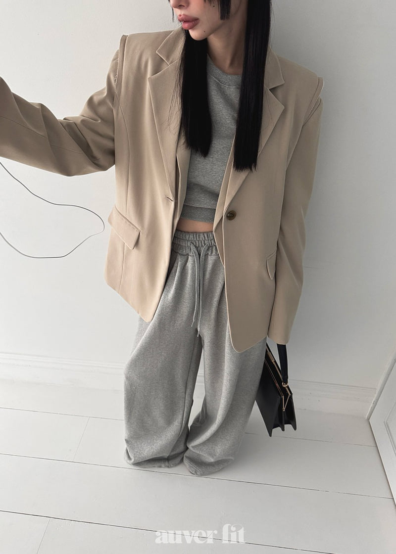 Auver_Fit - Korean Women Fashion - #momslook - Crop Jacket - 5
