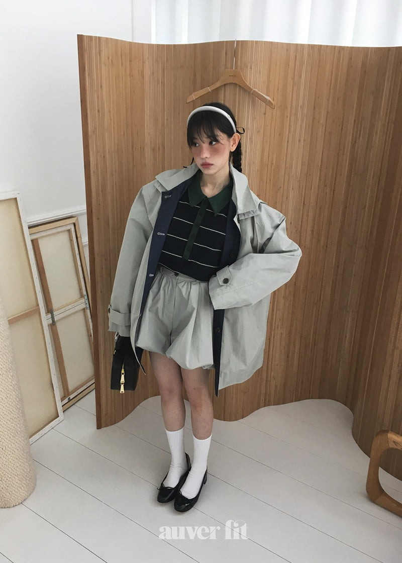 Auver_Fit - Korean Women Fashion - #momslook - Reversible Trench Jumper - 10