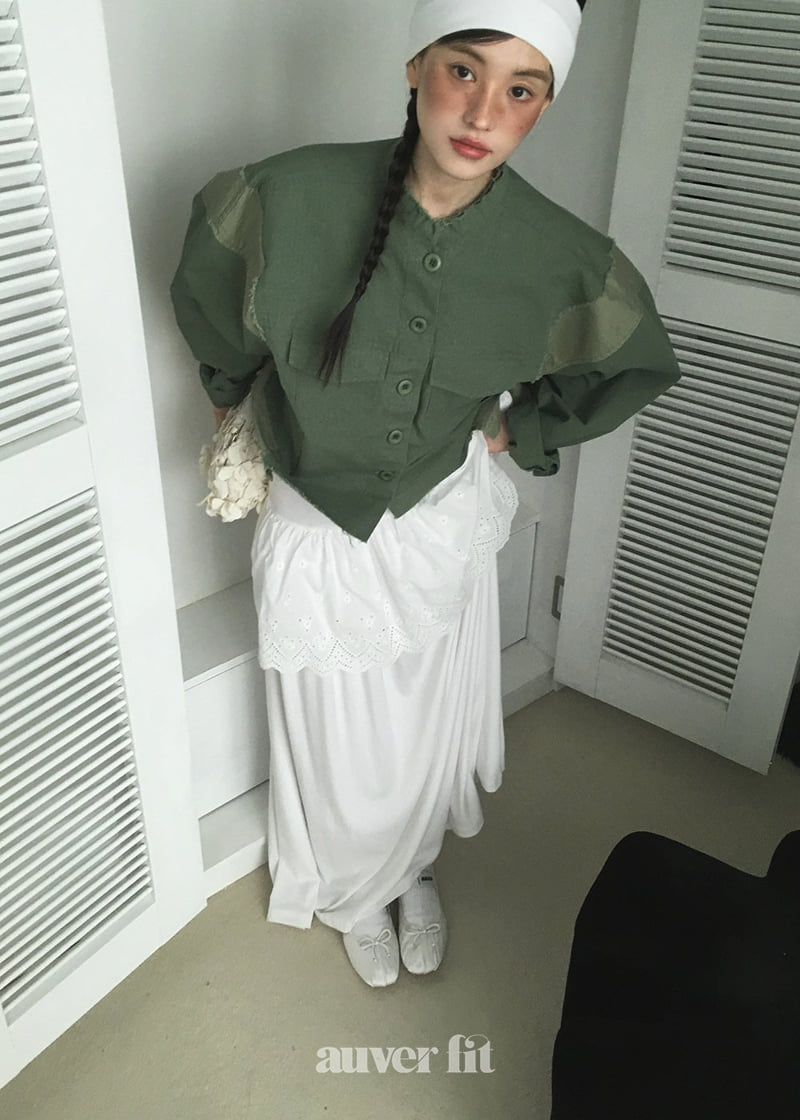 Auver_Fit - Korean Women Fashion - #momslook - Vintage Unbalanced Short Jumper